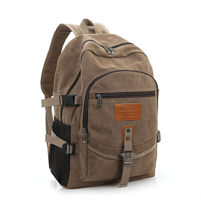 Shoulder Strap Zipper Solid Casual Backpack