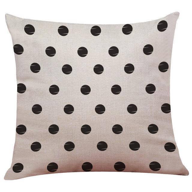 Geometrical Lovely Black and White Home Pillow Cases