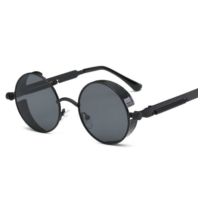 Creative Round Retro Round Metal Sunglasses