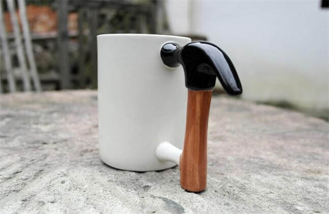 Hammer Shaped Ceramic Mug