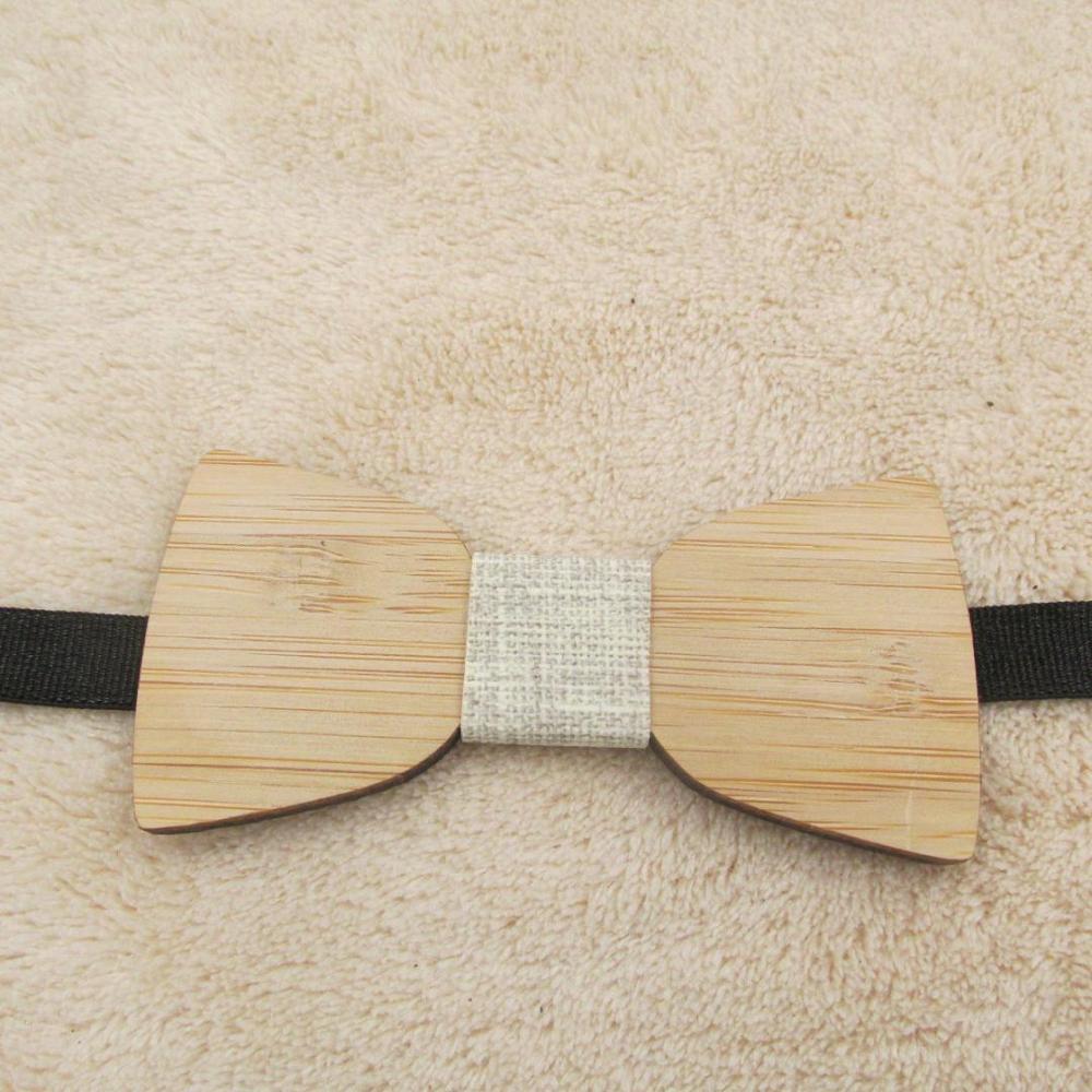 Wooden Bow Tie Made Of Anchor Glasses