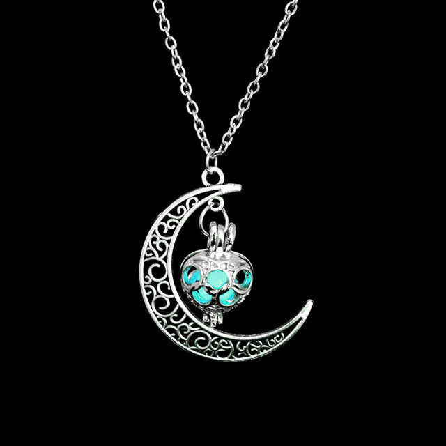 Luminous Moon Pendant Charming Necklace