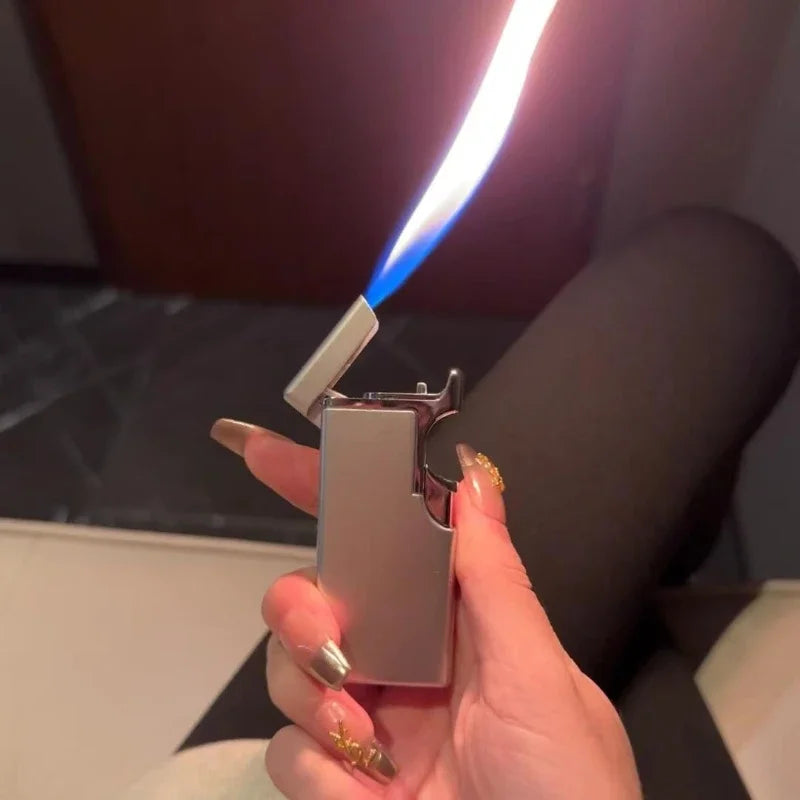 Metal Double Fire Jet Butane Lighter