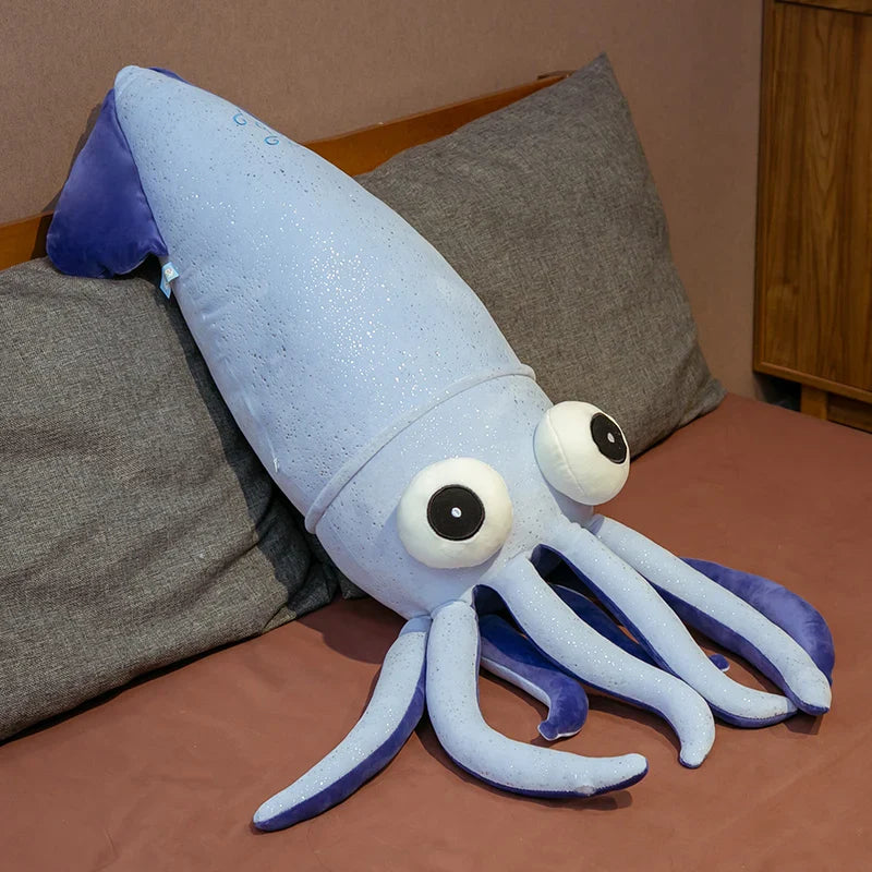 Jumbo Huggable Squid Softie Plush Toy