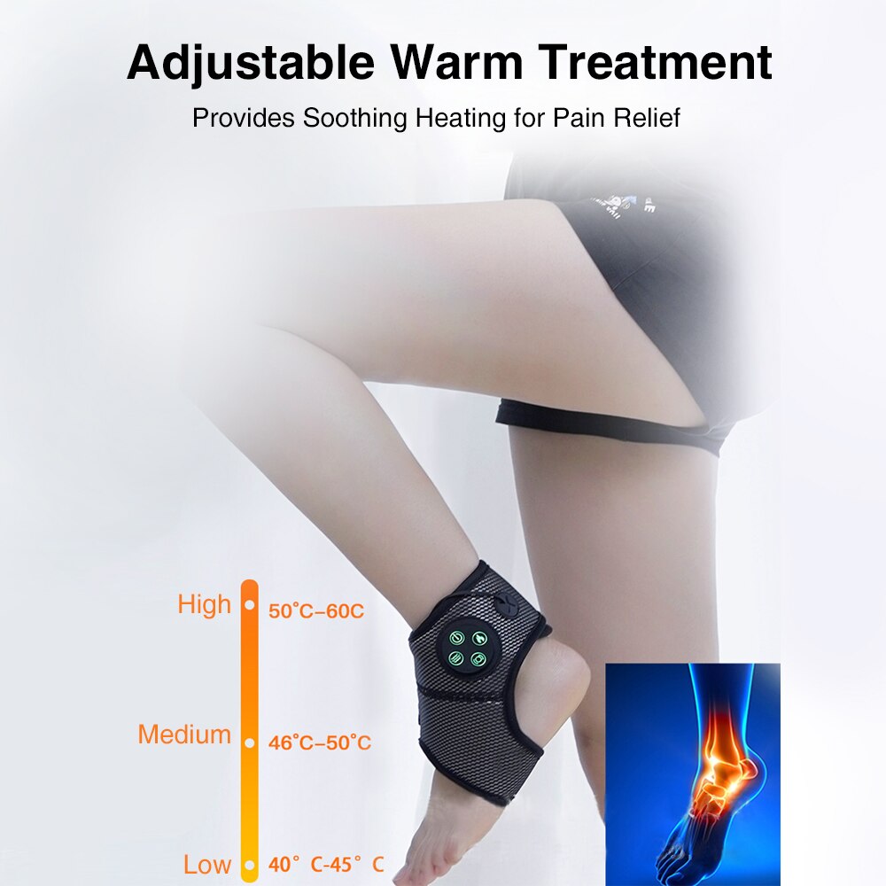 Foot Ankle Heating Brace Massager