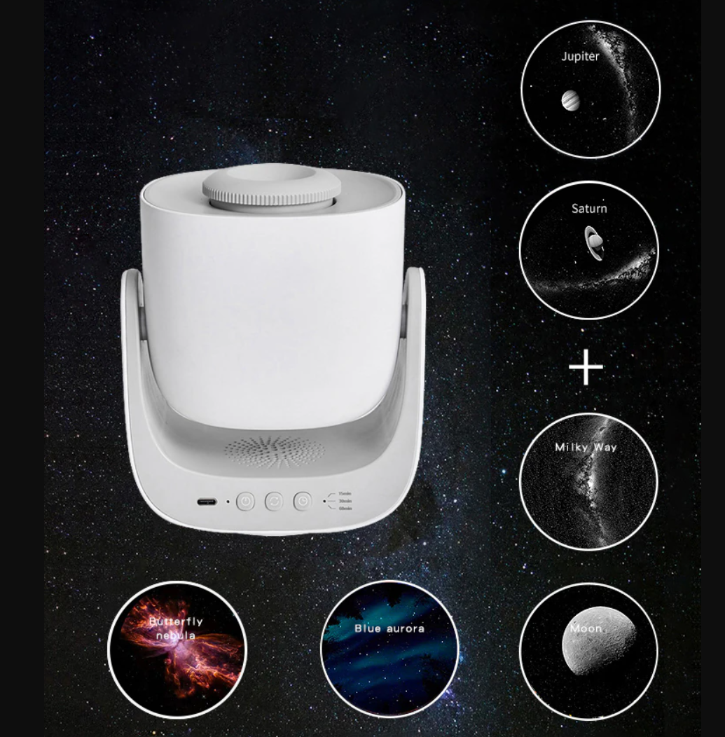 Realistic Galaxy Sky Projector Night Light