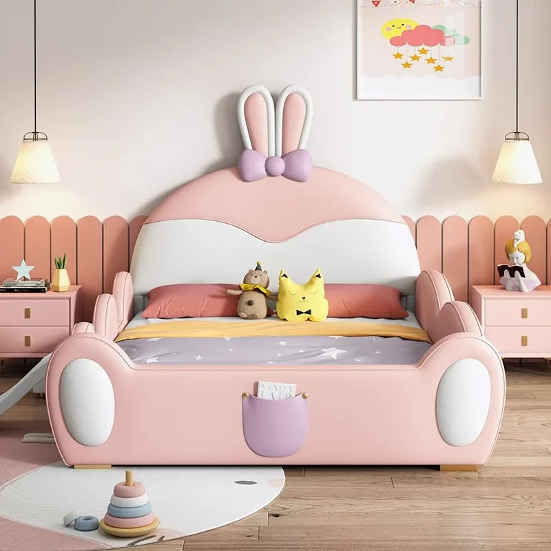 Rabbit Nordic Princess Cozy Cute Kids Bed