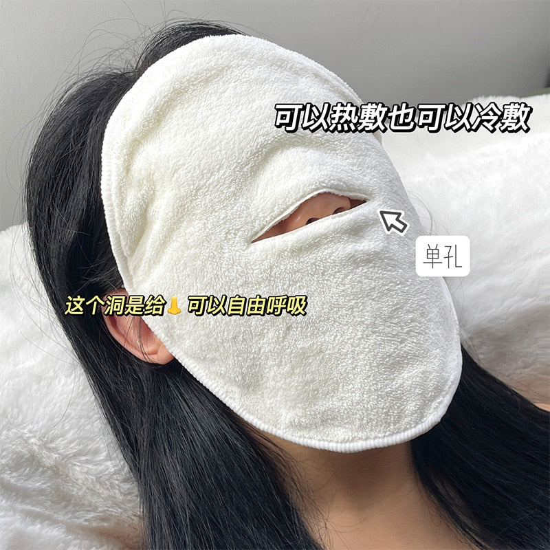 Facial Steamer Cotton Mask Face Spa Towel