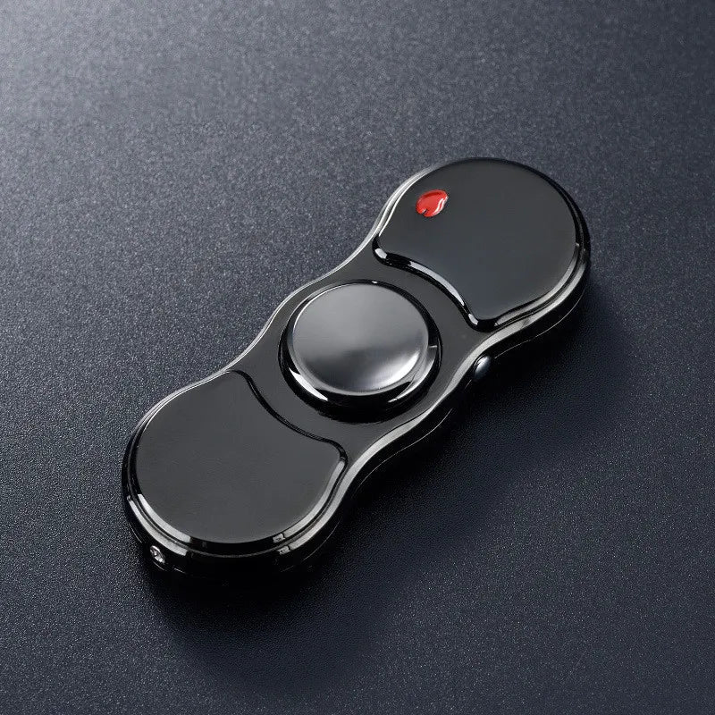 Metal Rechargeable Colorful Light Fidget Spinner Lighter