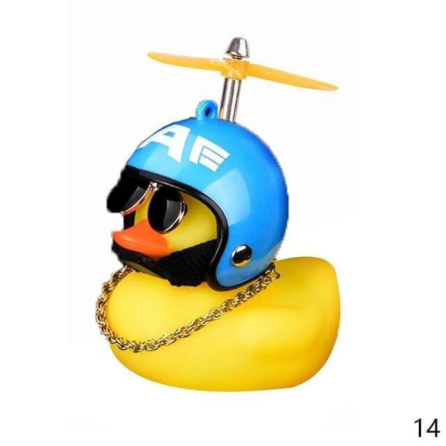 3pcs Mission Serious Car Duck with Helmet