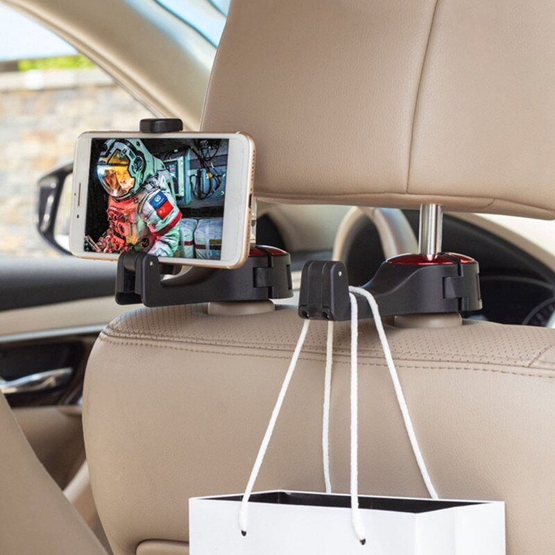 Multifunctional Car Back Seat Phone Holder Hanger