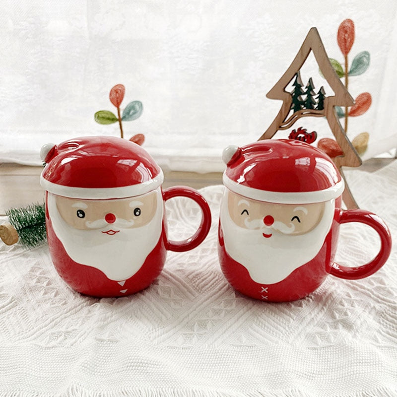 Creative Santa Ceramic Tea Mug