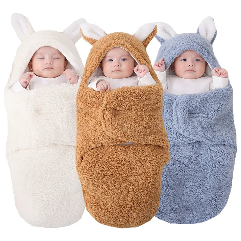 Bunny Bundle Baby Wrap Sleeping Bag