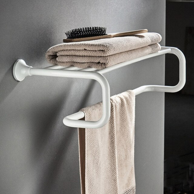 Wall-Mounted Bathroom Accessories Holder Set