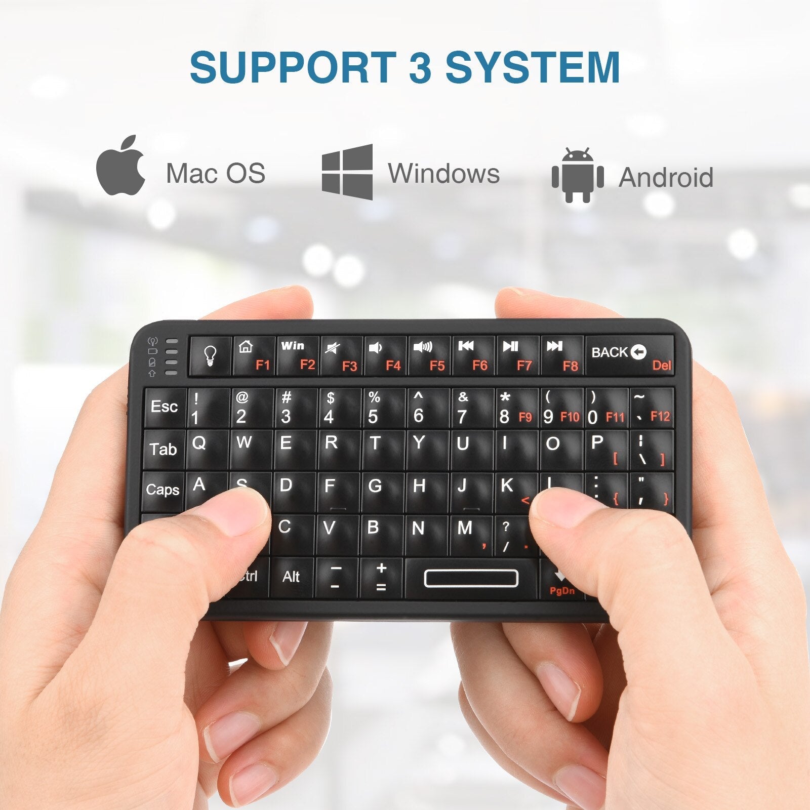 2in1 Wireless Freedom Air Keyboard