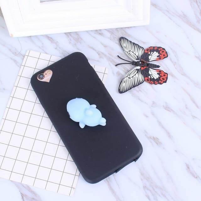 Lazy Cat 3D iPhone Cases