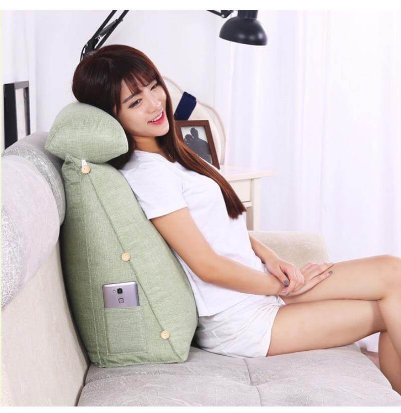 Comfort Soft Bed Triangular Backrest Pillow