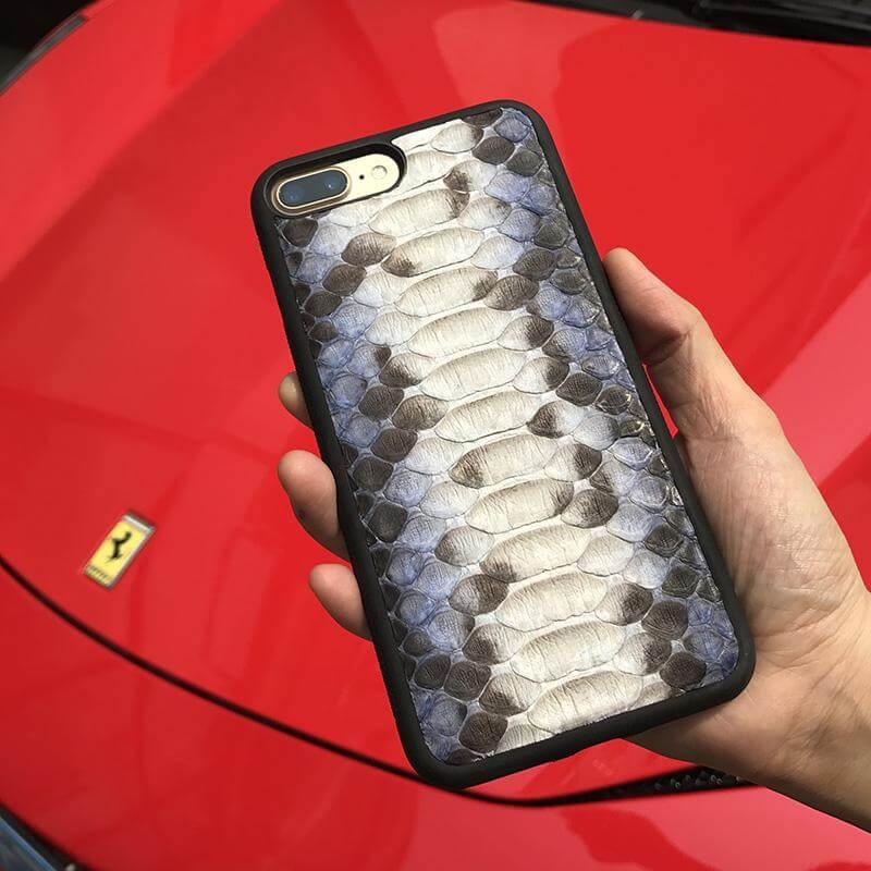 Luxury Real Python Skin Iphone Cases X