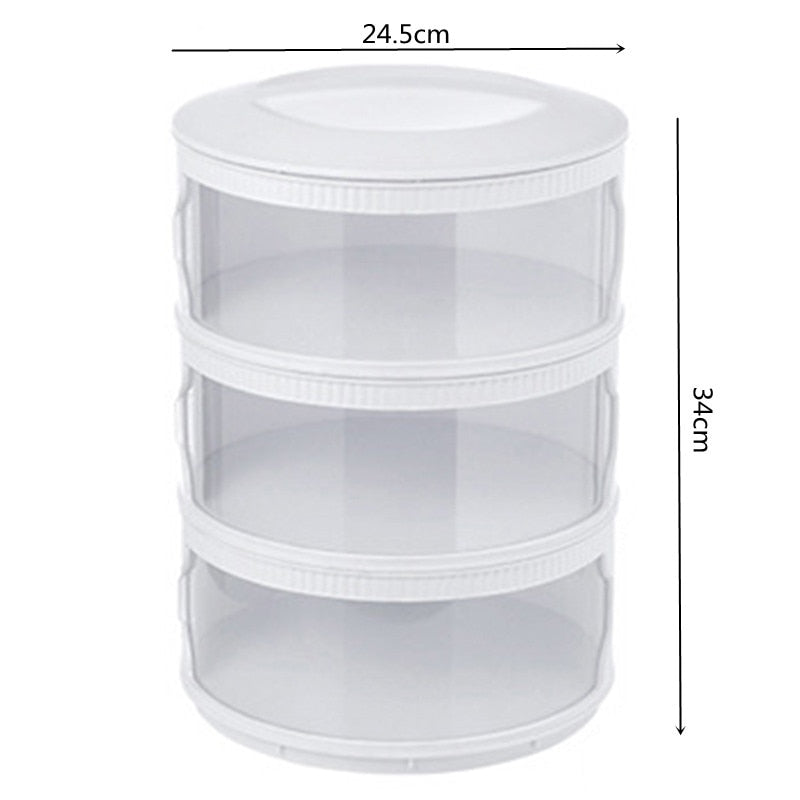 Transparent Stackable Food Organizing Container