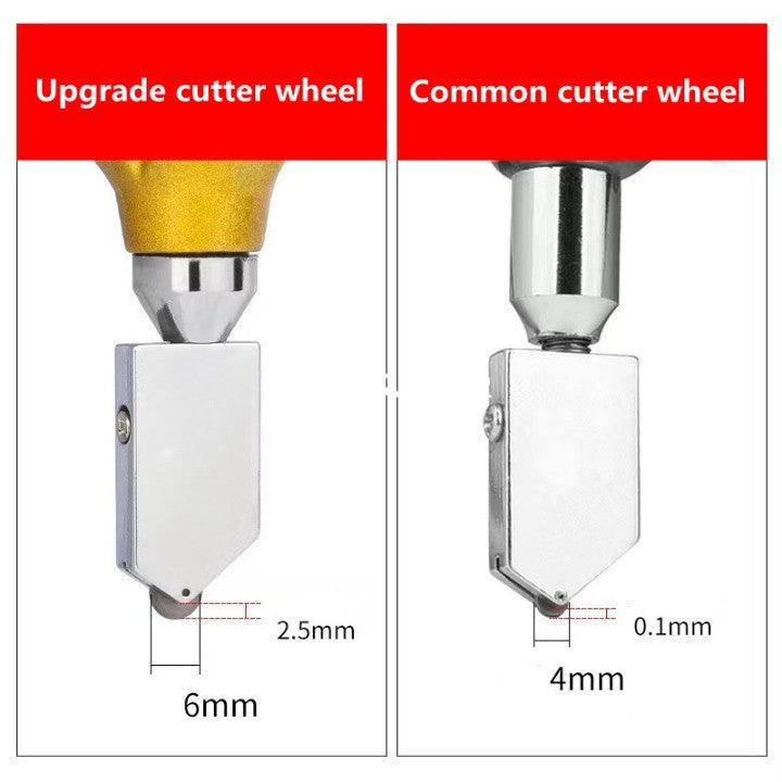 2in1 Professional Grade Glass Ceramic Diamond Roller Cutter