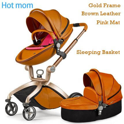 Luxury Baby Stroller High Land-Scape Baby Stroller 3 in 1 Fashion Pram European Carriage