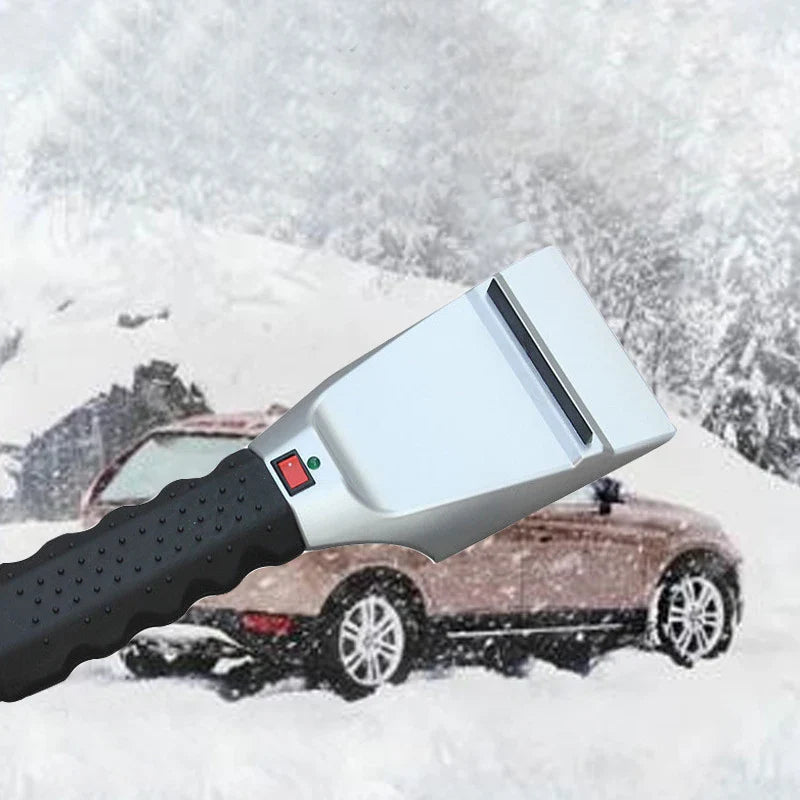 Warm Edge Electric Car Windshield Snow Scraper