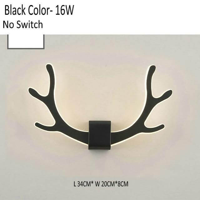 Creative Deer Antler Wall Lamp with Motion Sensor