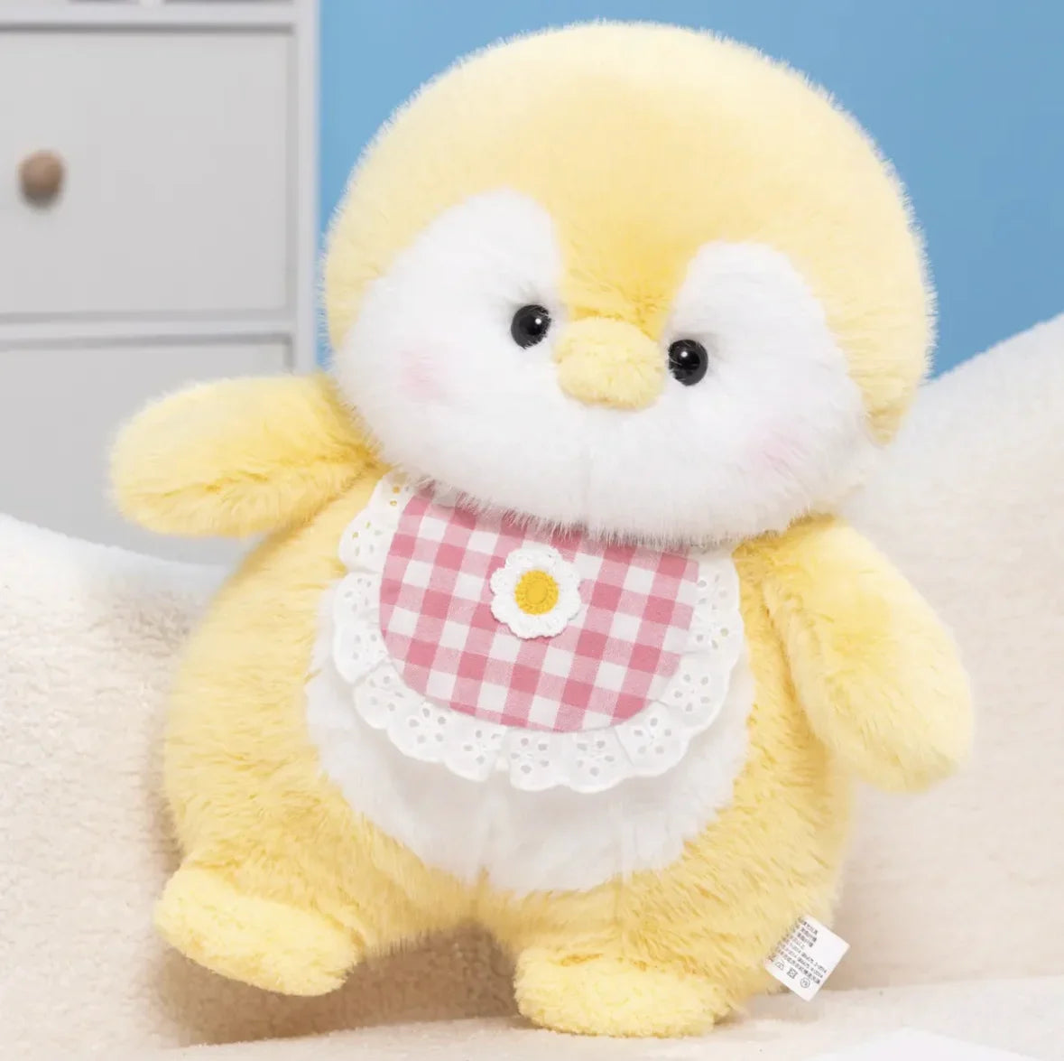 Fluffy Cuddly Happy Penguin Plush