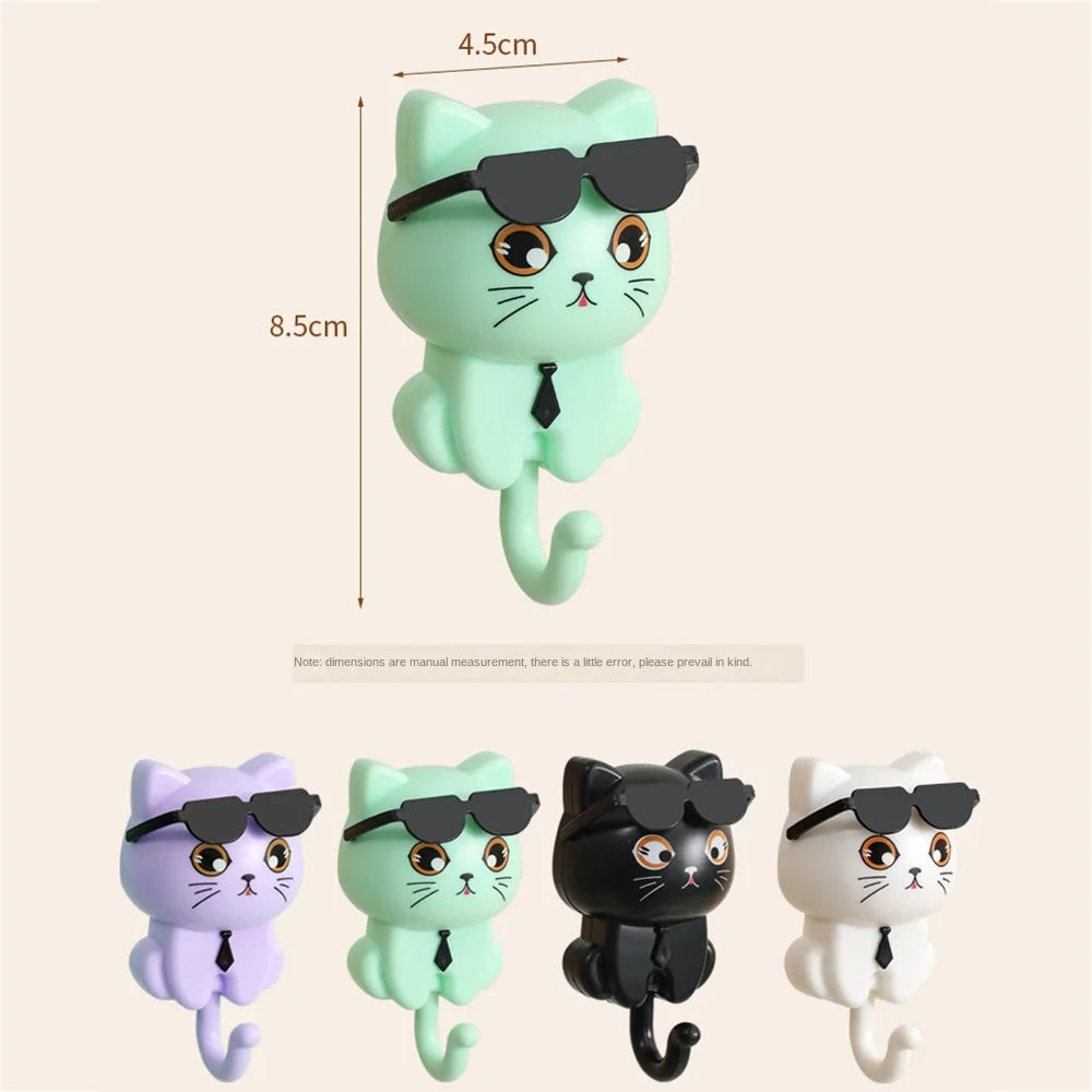 Cool Cat Sunglasses Wall Hooks