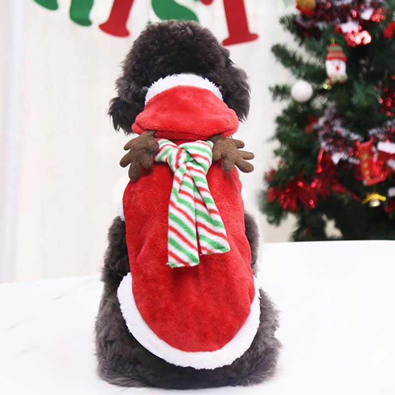 Santa Claus Home Winter Pet Costumes