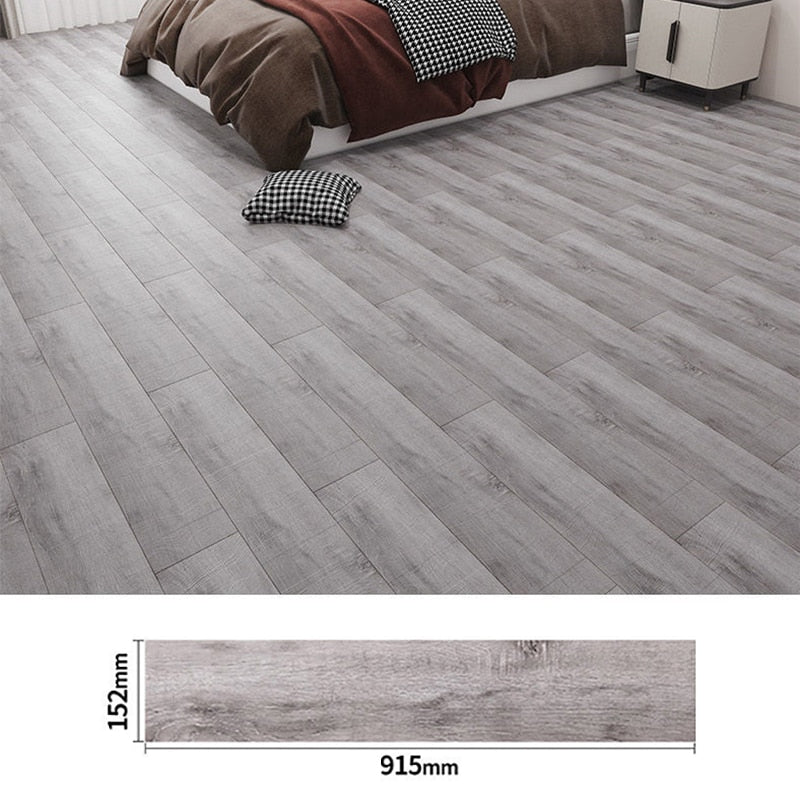 Modern Wood Grain PVC Self-Adhesive Floor Sticker