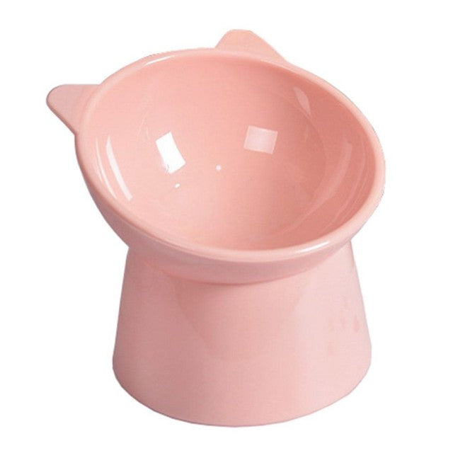 Tilted High Pet Food Water Bowl