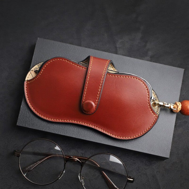 Handmade Leather Elegant Eyeglasses Case