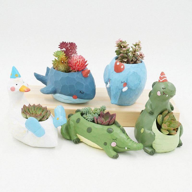 Creative Animals Mini Decorative Flower Pots