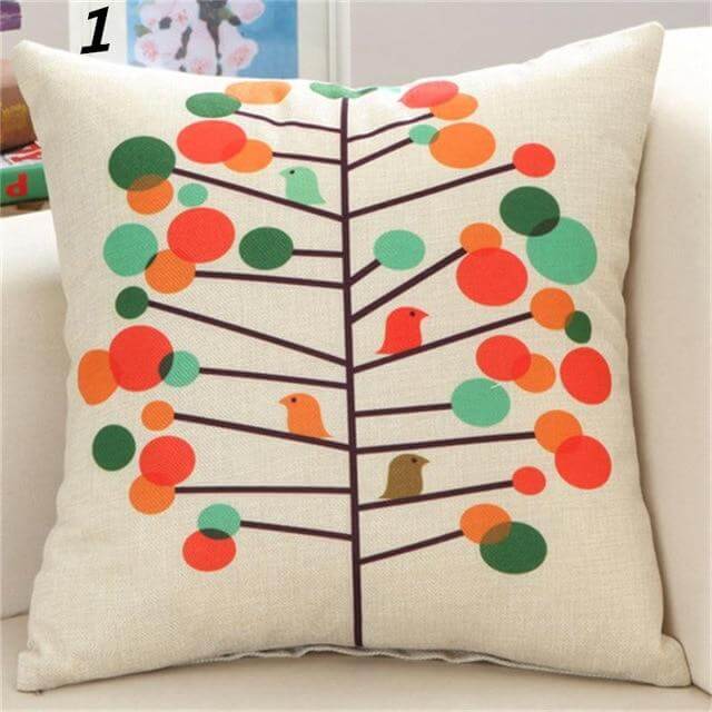 Luxury Flower Vase Cushion Cover Pillowcase