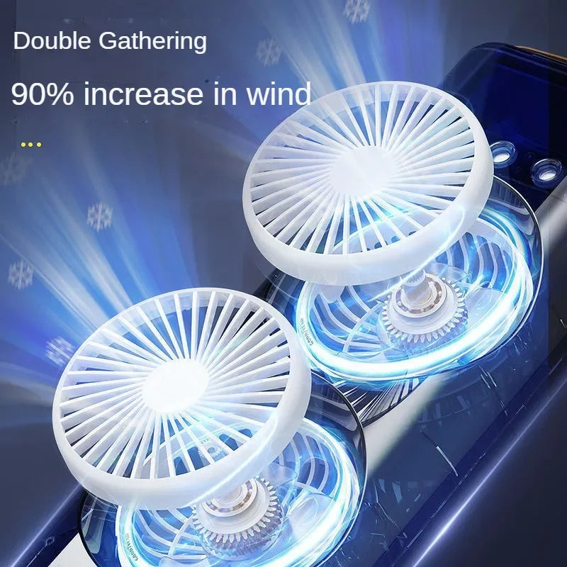 Portable Double Fan Cooling Spray Air Conditioning