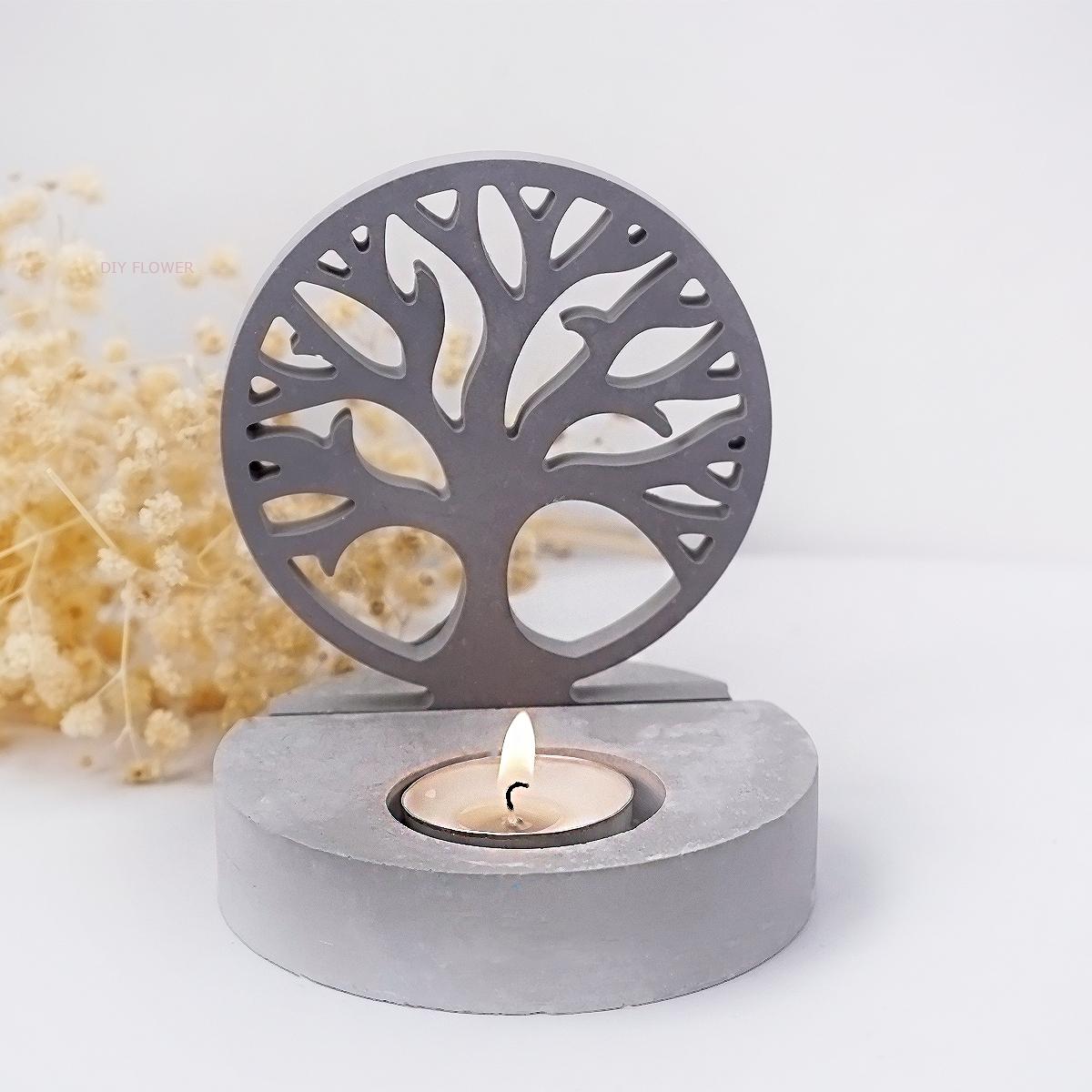 Nature-Inspired Tree of Life Candle Stand