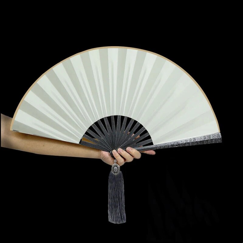 Tungsten Steel Alloy Self-Defense Folding Hand Fan