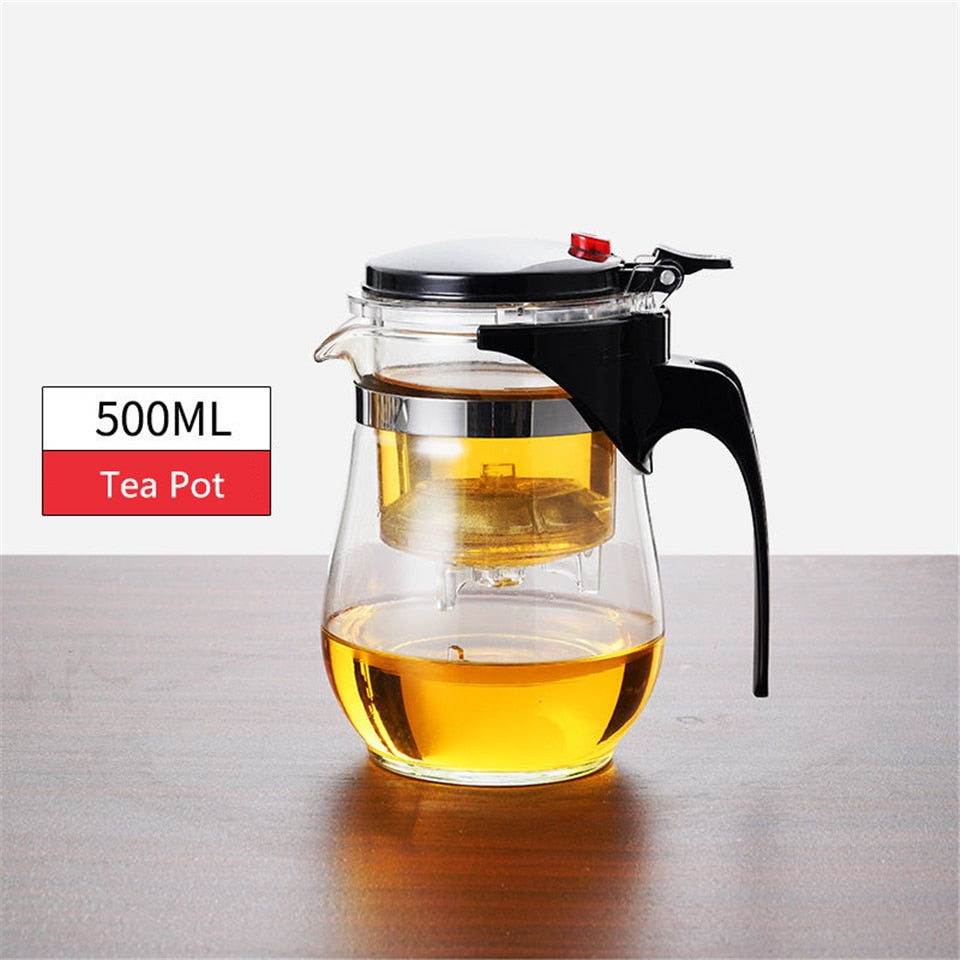 TeaTime Heat Resistant Glass Teapot