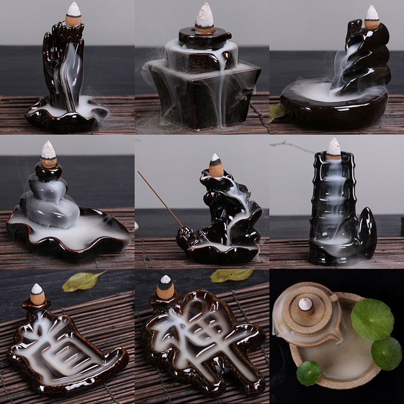 Creative Ceramic Backflow Incense Burners