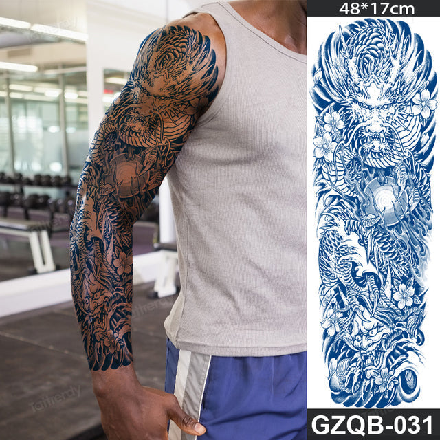 Long Lasting Full Arm Sleeve Tattoo Sticker