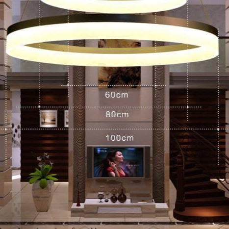 LED Circle Ring Chandelier