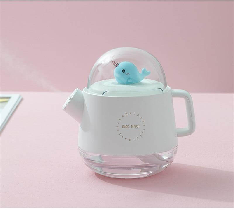 Teapot USB Colorful Air Humidifier Night Light