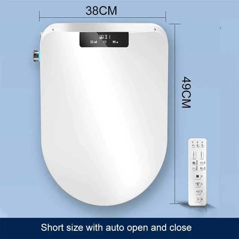 Heated Smart U-Shape Electric Bidet Cover Toilet Seat