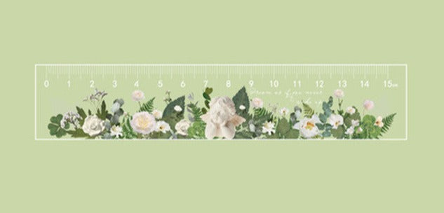 Cottagecore Daisy Flower Ruler