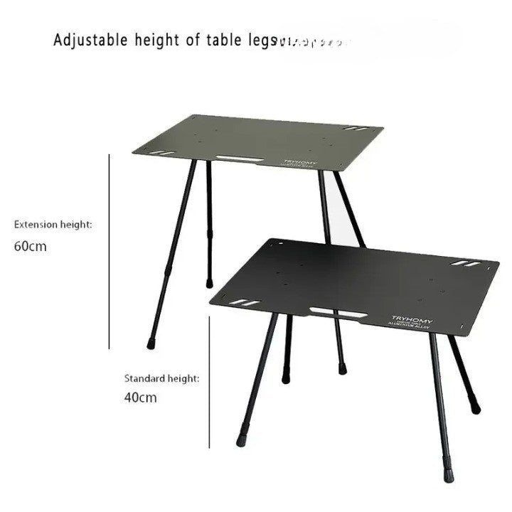 Lightweight Outdoor Tactical Aluminum Camping Table