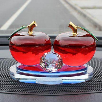 Clear Apple Ornaments Empty Bottle Car Perfume