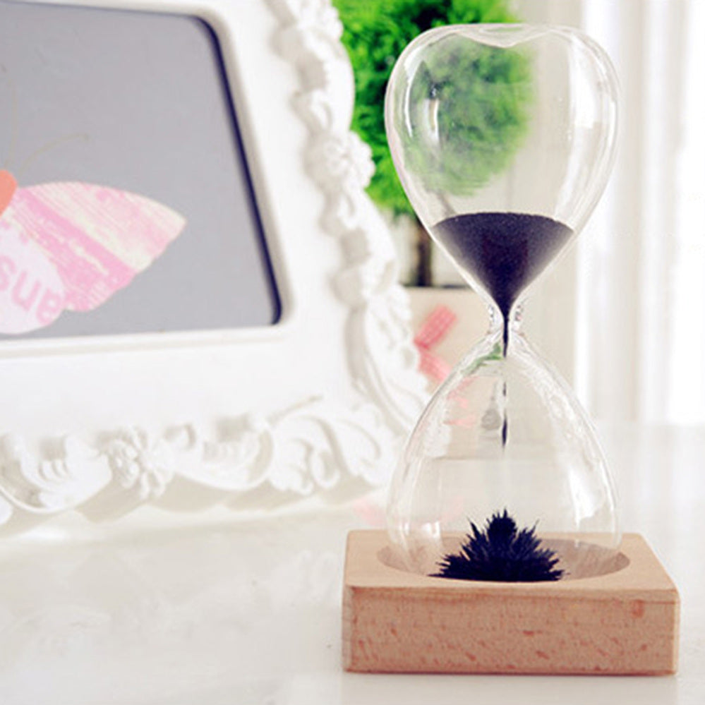 Creative Magnetic Sand Hourglass