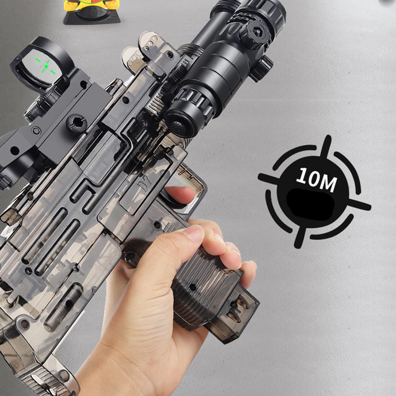 Manual Soft Bullet Submachine Toy Gun Set