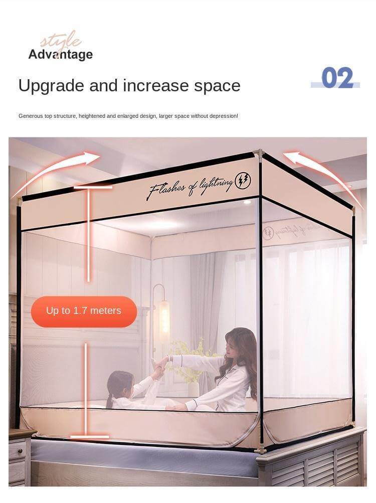 Drop-Resistant Bed Mosquito Net